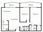 Standard 2BR/2BA