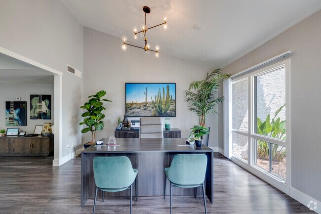 Oficina de arrendamiento - Townhomes on the Park Apartment Homes