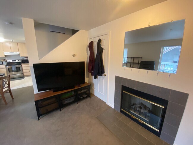 Fireplace in Living Room - 3621 1st Ave NW