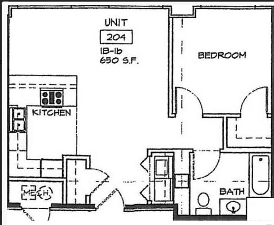 1BR/1BA - Frisco Station Lofts