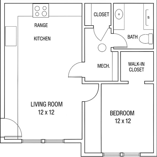 One Bedroom Layout - MGVG Living Dublin