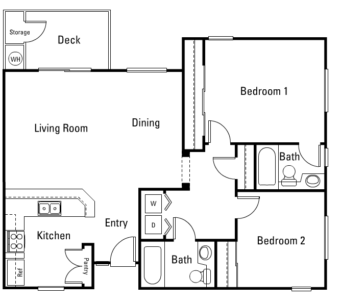 Plan A - Park Place Apartments