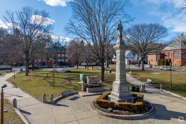 Naugatuck Town Green is the perfect place to relax and catch up on a book in Naugatuck.