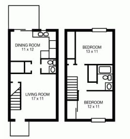 2BR/1.5BA - Carriage Station Homes