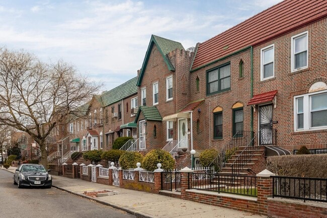 Brick homes line the streets