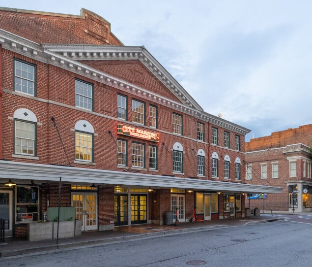 The historic City Market contains shops and restaurants