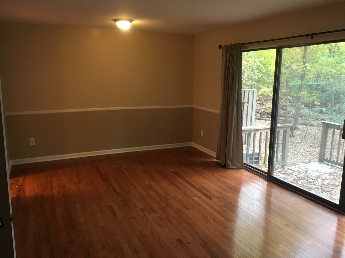New hardwood floors installed in Living Room. - 1403 Oakbrook East Drive