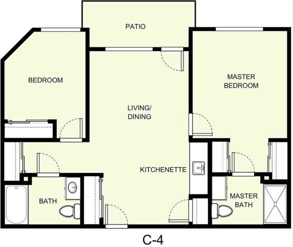 Plano de planta - Holiday Simi Hills