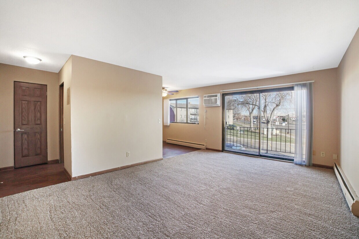 Sala de estar - Town Terrace Apartments