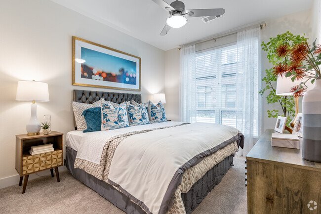 1BR, 1BA - 711SF - Bedroom - Broadway Chapter