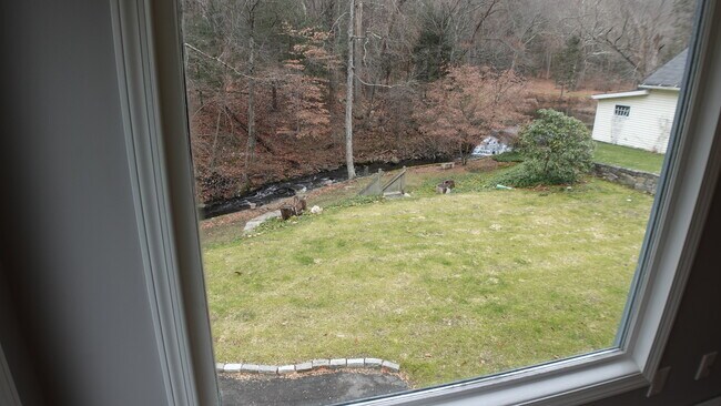 View Of Waterfall and Stream from Bedroom 3 - 1845 S Britain Rd