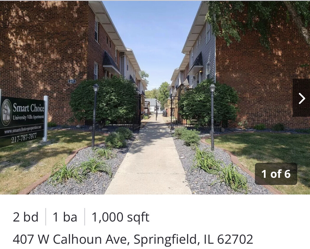 Front gate facing SIU and memorial hospital - 407 W Calhoun Ave