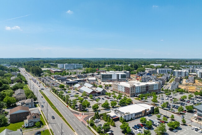 West Chester Pike cuts right through Newtown Square with lots being added to the area.