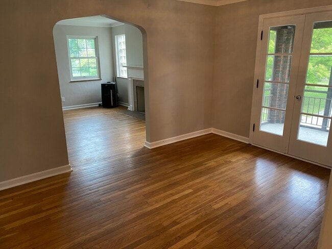 Dinning Room, French Doors to Porch - 3344 Goddard Rd
