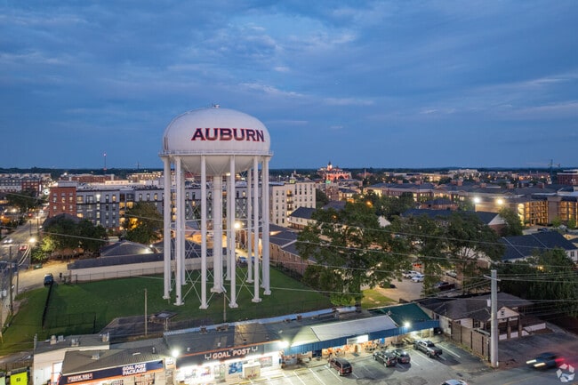 Downtown Auburn is where all the entertainment, shops, and restaurants are located.