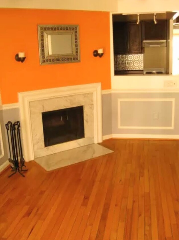 Living Room/Fireplace - 1672 Euclid St NW