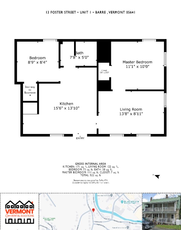 13 Foster St Unit 1, Barre, VT 05641 Room for Rent in Barre, VT