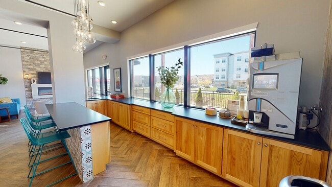 The-Quarters-Bloomington-Clubhouse-Coffee-Station - The Quarters Bloomington