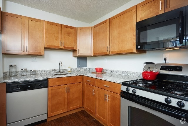 Newly Renovated Kitchens - The Aspen Apartments