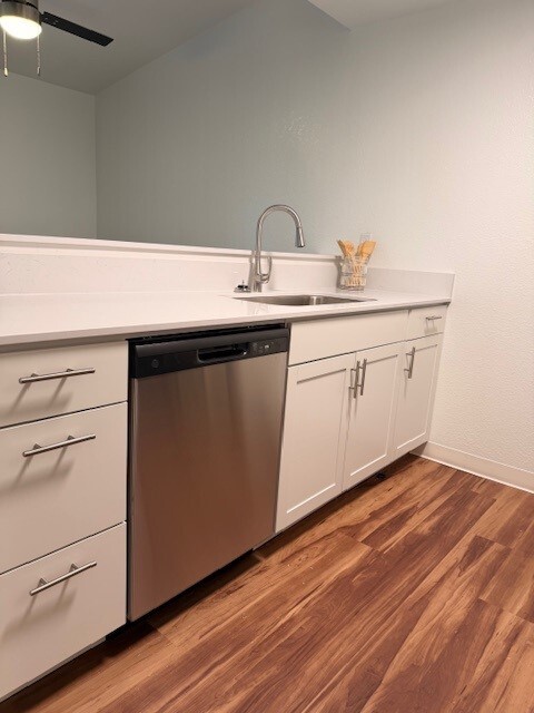 Quartz Countertop, Deep Large Sink - Erlands Point Apartments