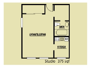 Studio - Olive Towers Apartments