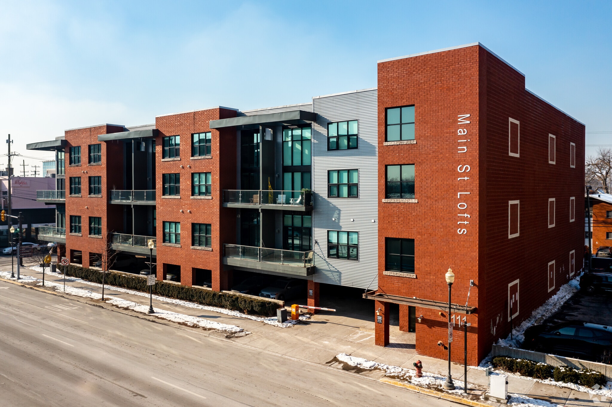 Main Street Lofts exterior in Royal Oak