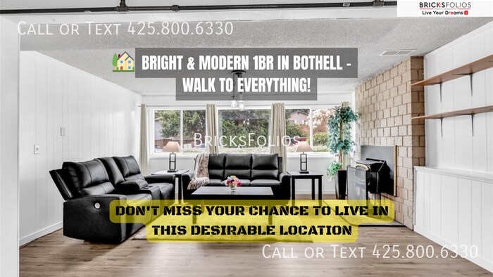 Bright & Modern 1BR in Bothell – Walk to E... - Bright & Modern 1BR in Bothell – Walk to E...