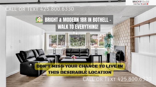 Bright & Modern 1BR in Bothell – Walk to E... - Bright & Modern 1BR in Bothell – Walk to E... House