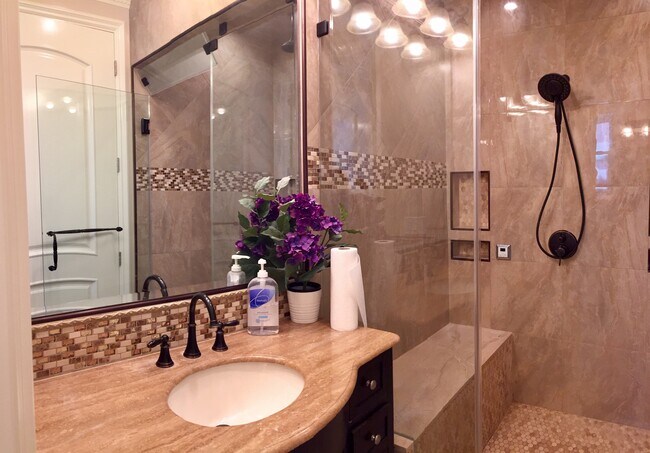 Lighted Vanity and Shower Room - 1254 Glenmoor Way