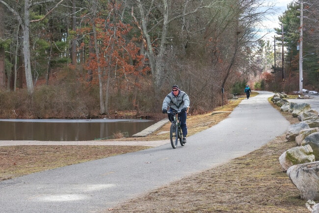 Peabody bicycle riders enjoy trips along the Independence Greenway.
