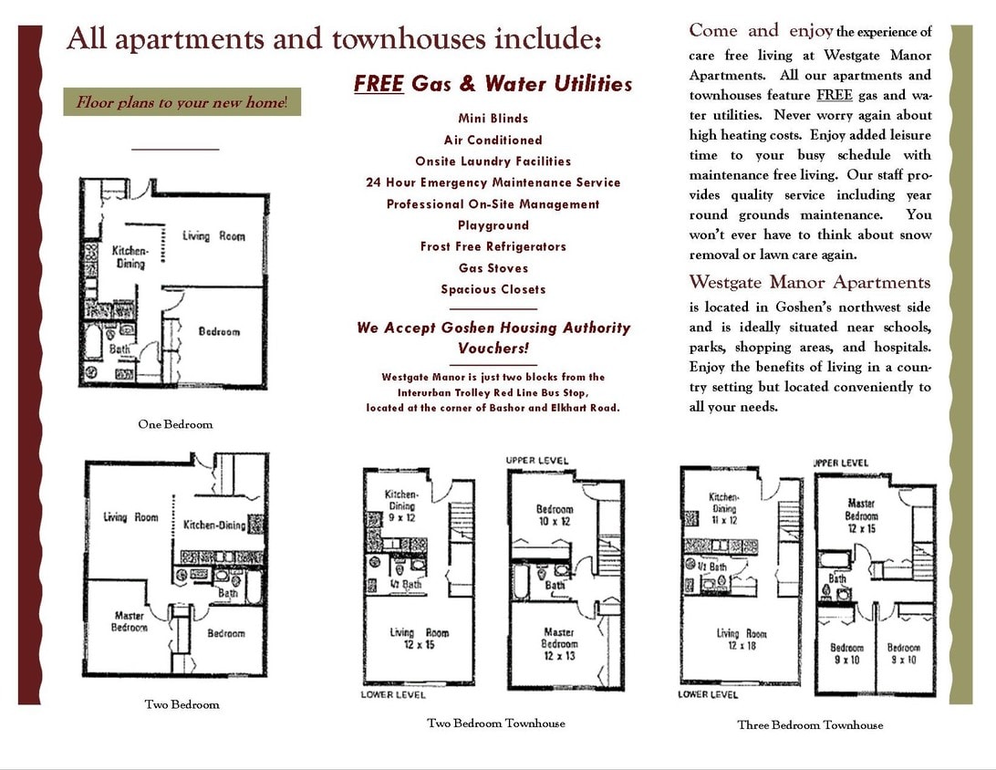 Layout Plan - Westgate Manor Apartments