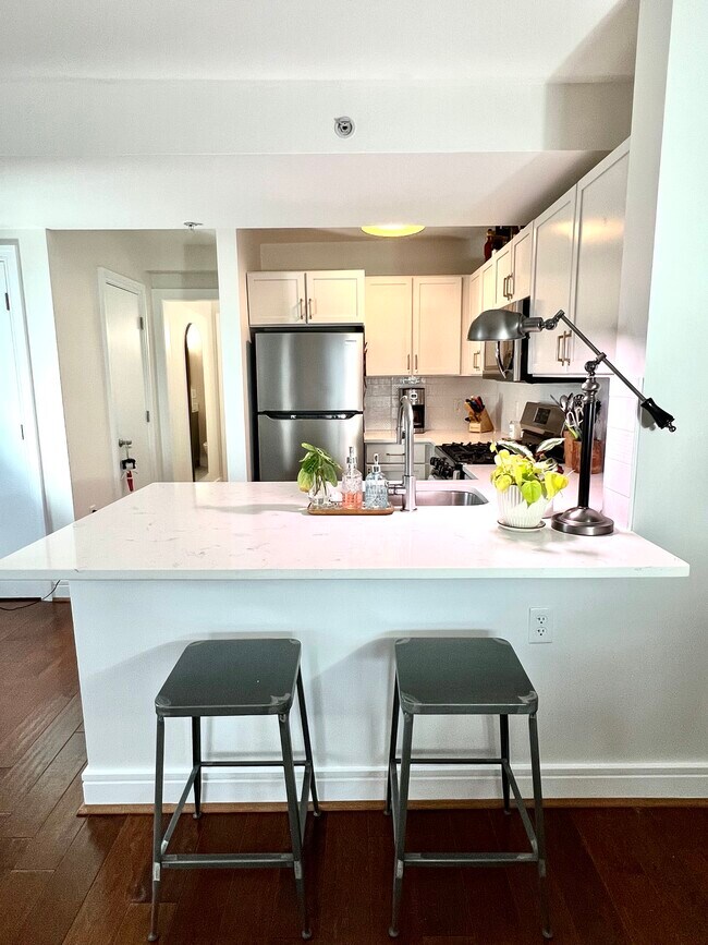 View into the kitchen - 800 4th St SW
