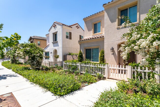 Newly Spanish-style townhomes can be found though out Glendora