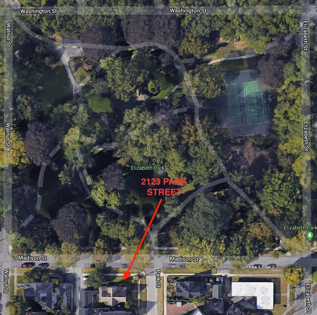 Ubicación en Elizabeth Parkfront: el parque más antiguo de Bellingham. - 2123 Park St