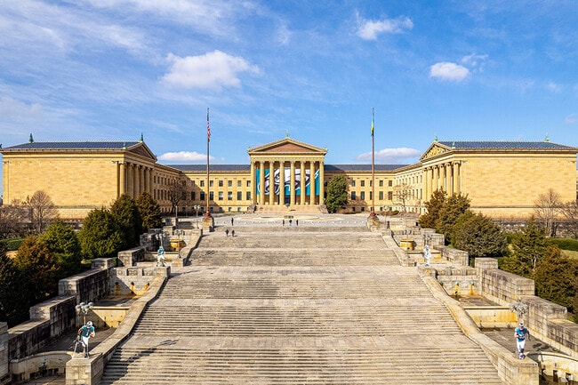 Philly's Parkway Museums District includes the Philadelphia Museum of Art and its iconic steps.