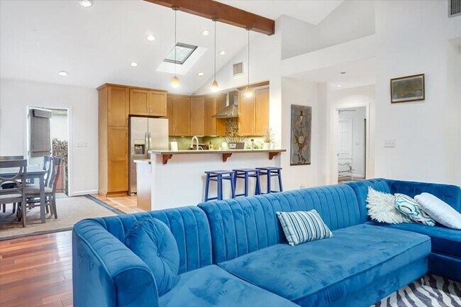 Living room and kitchen - 6309 Carpenter Ave