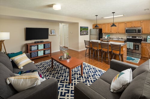 Living Room & Kitchen - Meadows Crossing