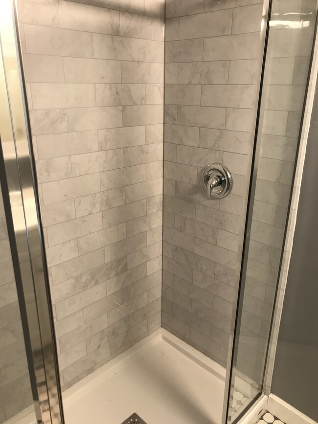 New shower - 17 Englewood Ave