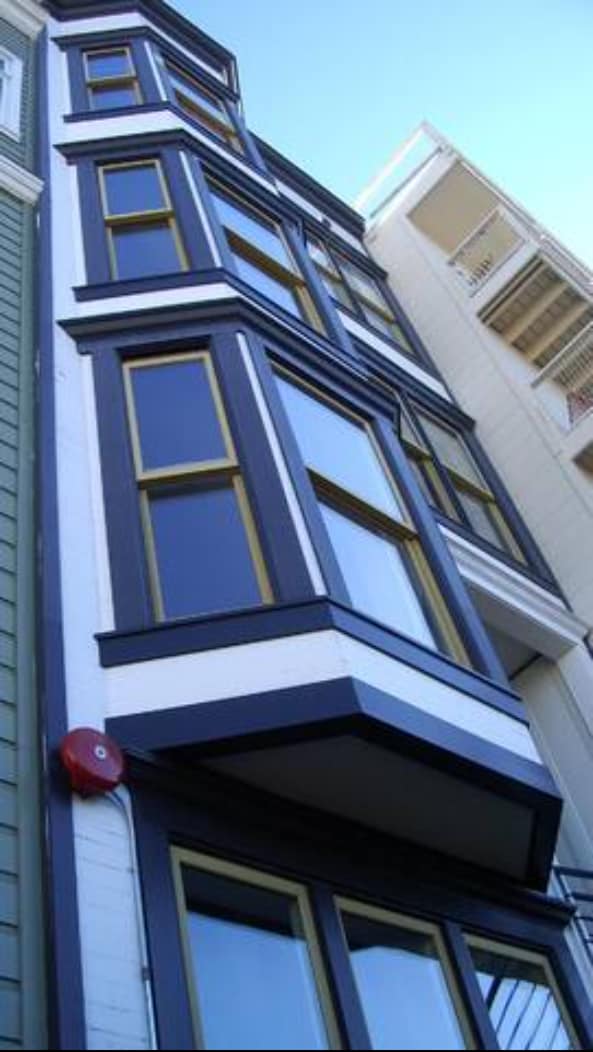 Contemporary building with arge view windows - 12A Reno Pl Townhome