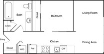 1 Bedroom A