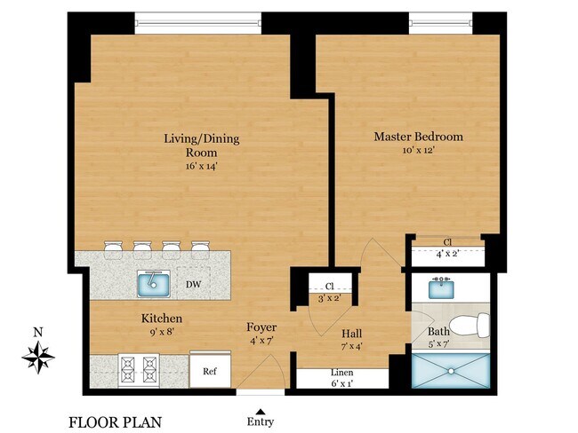 Building Photo - Elegant newly Renovated 1 BR apartment