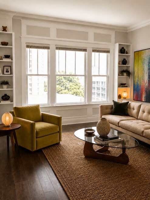 Studio, Living Area - The LaSalle