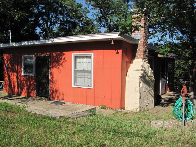 east side/back of cabin - 659 E 582nd Rd