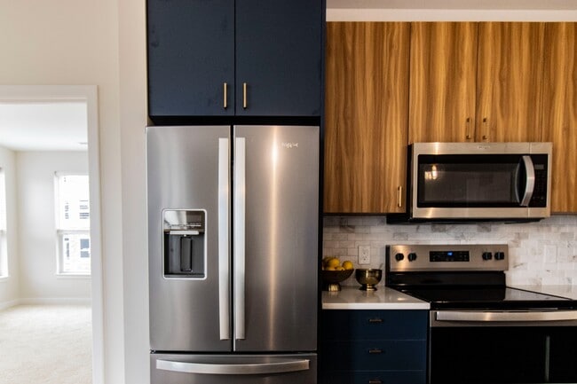 French Door Refrigerators with Water Dispenser - The James Apartments