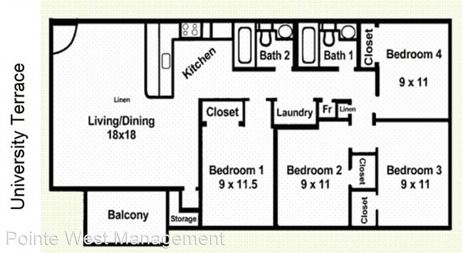 Building Photo - 4 br, 2 bath House - 1205D University Terrace
