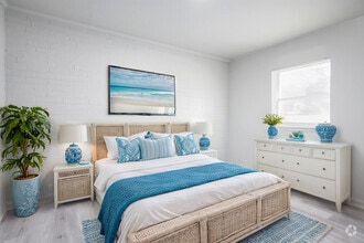 Bedroom 3BR Cottage 900SF - Crestwood Gardens Apartments