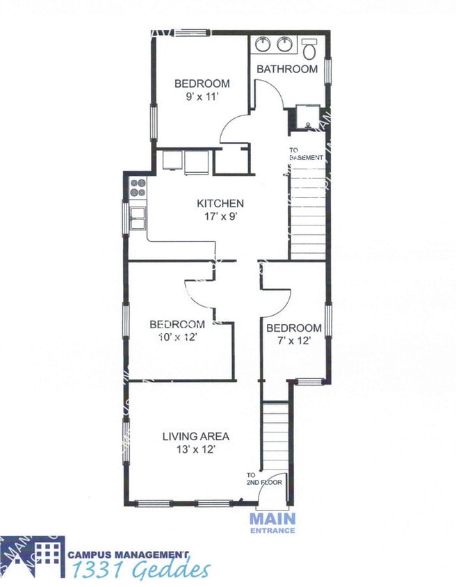 Building Photo - 6 BR/2 BTH 1.5 Bocks to DIAG & 2 Doors to ...
