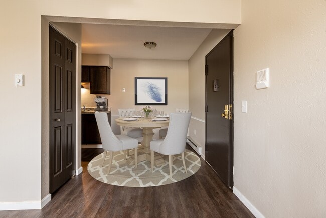 Updated Apartments Featuring Hardwood Style Floors, Carpeted Bedrooms, Neutral Paint Schemes, Granite Style Counters, Hardwood Style Floors, Shaker Style Cabinets, Matching Stainless Steel Appliances, Spacious Closets - Alexor