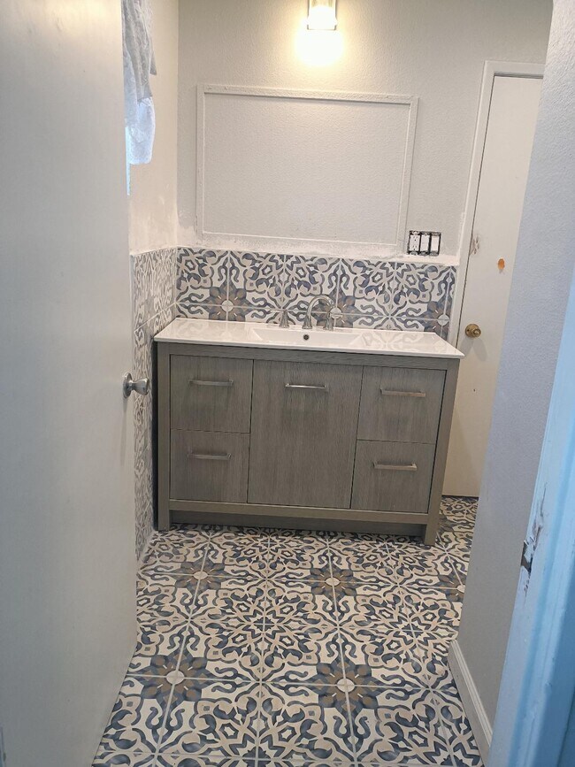 New Bathroom Vanity - 4620 Alger St