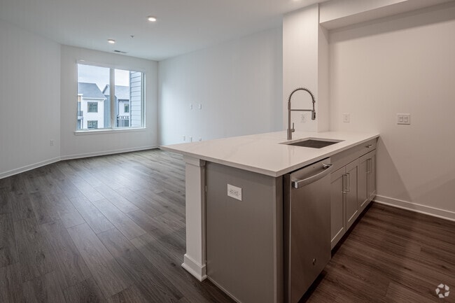 1HAB, 1BA - Cocina, sala de estar - Stonehill at West Orange